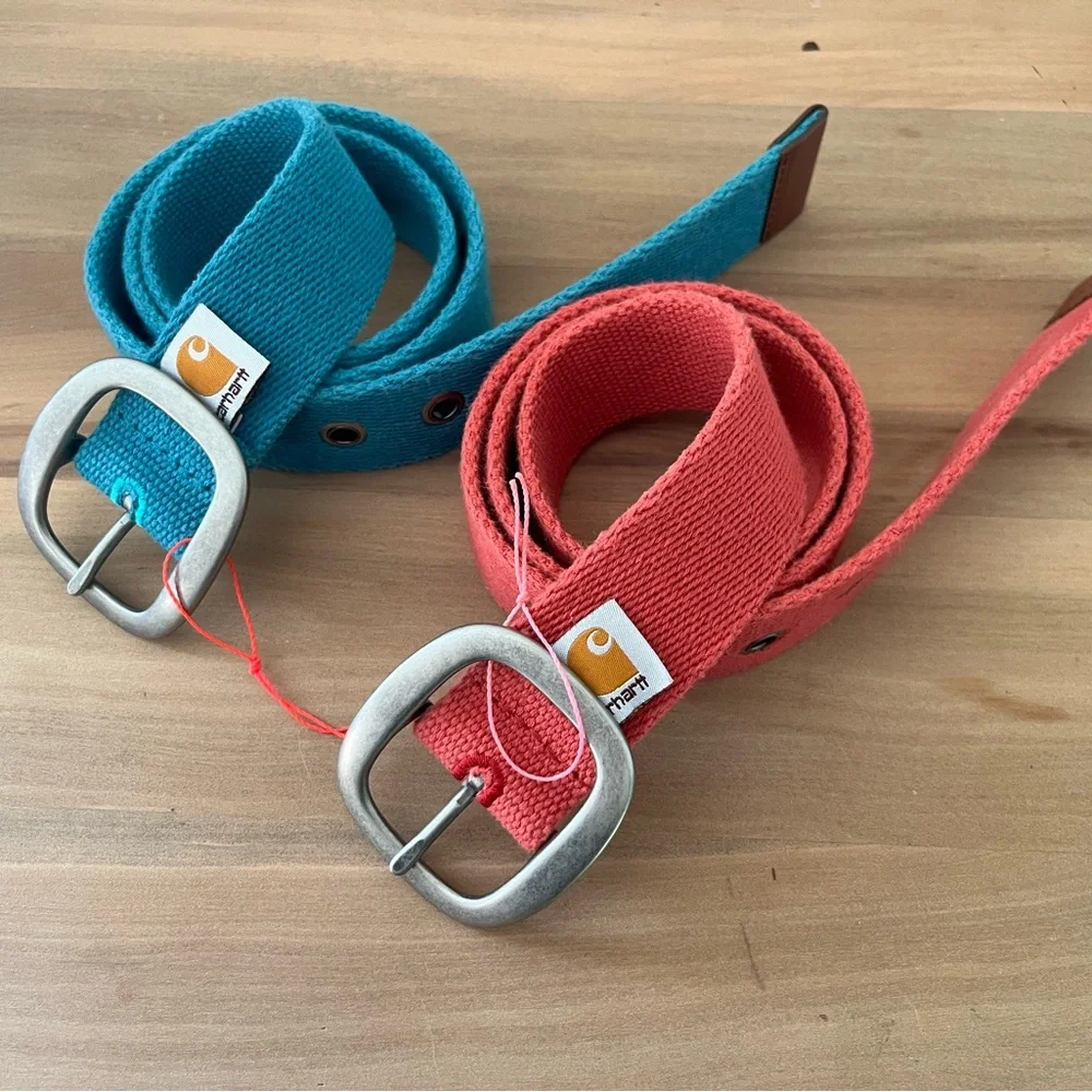 Carhartt Kids Belts in Blue and Pink